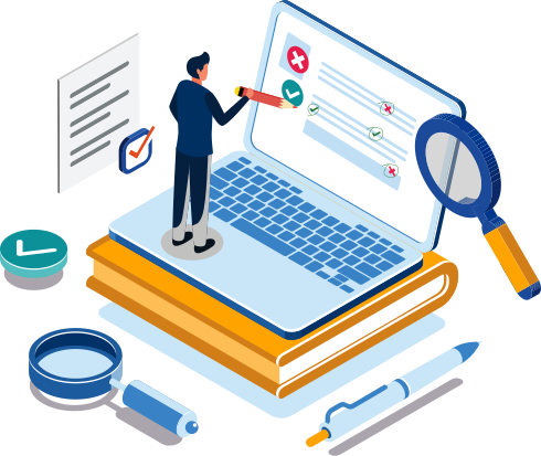 subjective exam interface